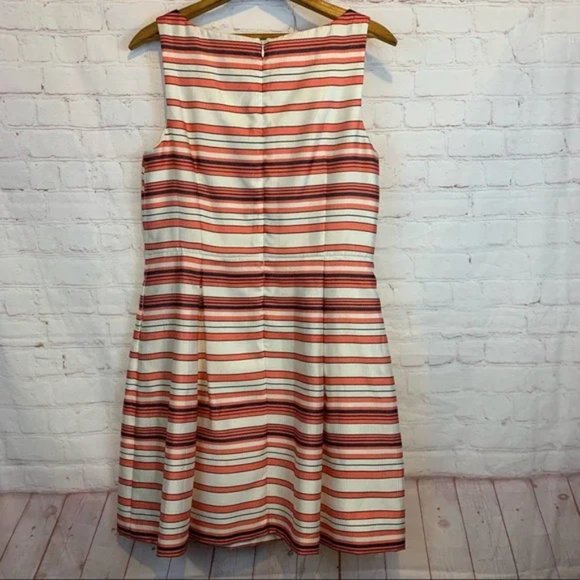 Ann Taylor Striped Skater Dress - Picture 2 of 3